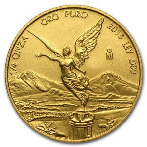 2013 Mexico 1/4 oz Gold Libertad BU 2013 Mexico 1/4 oz Gold Libertad BU